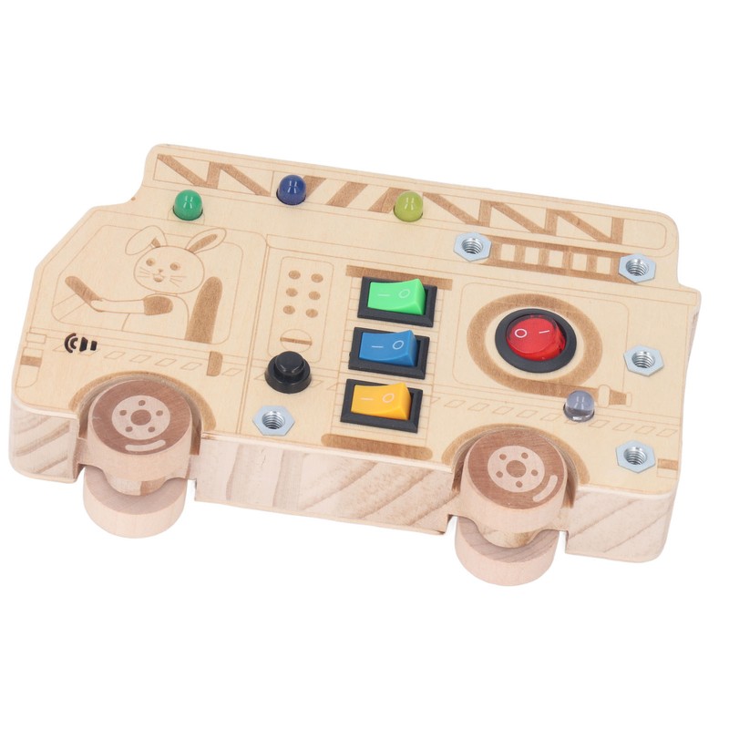 Light Up Switch Sensory Toy Simulation Learning Traffic Rules Exercise