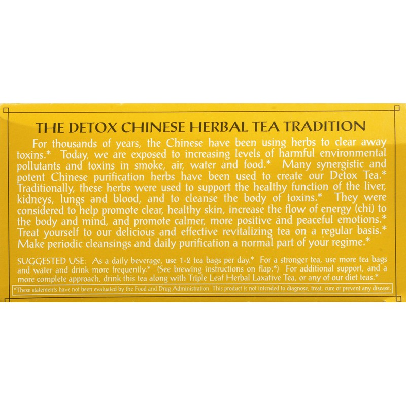 Triple Leaf Detox Tea - 20 bags
