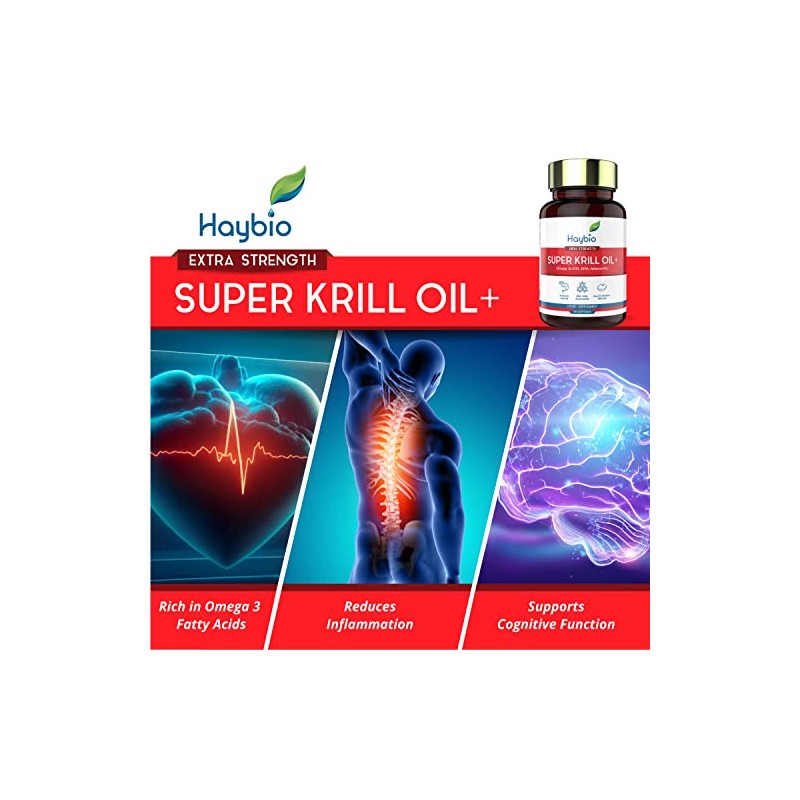 Krill Oil Capsules High Strength - Organic Joint Care Pain