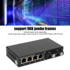 Fiber Media Converter 6 Ports 10 100 1000Mbps RX1550nm 20km