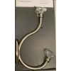 Threshold Hook Threshold 6 Inch Satin Nickel Clear Coat Hook