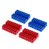 HARFINGTON 4pcs Plastic Hex Shank Screwdriver Bit Holder Organizer 32