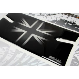 BIKE-label Tank Pad Small 3D Motorcycle Sticker Tank Protection Paint Protection Union Jack English Flag X504003VA