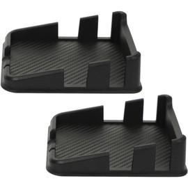 Beaupretty Tapete Decorativo para Tablero de Coche Negro 2 Unidades Soporte Antideslizante multifunción para teléfono y Accesorios Interiores