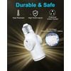 3-Prong Polarized Light Bulb Outlet Socket Adapter for Garage, Porch