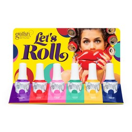 Gelish Soak-Off Gel Polish "Let's Roll" Summer Collection, 6 ct. Display