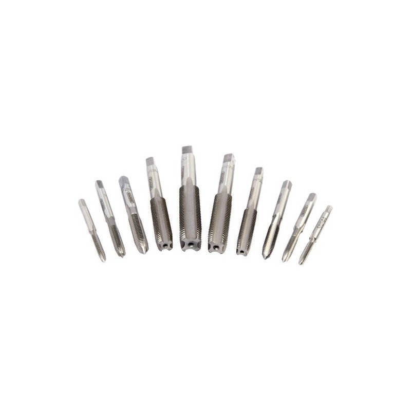 Draper 79199 10-Piece UNF Hand Tap Set