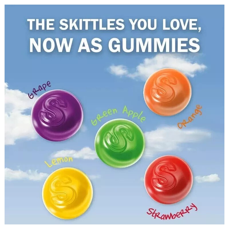 Skittles Original Gummy Candy - 5.8 oz (12 Bag)