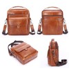 Langzu Men's Genuine Leather Messenger Shoulder Bag Handbag CrossBody Briefcase