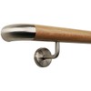 Oak Railing Handrail Set Kit with Angled Holder Various End