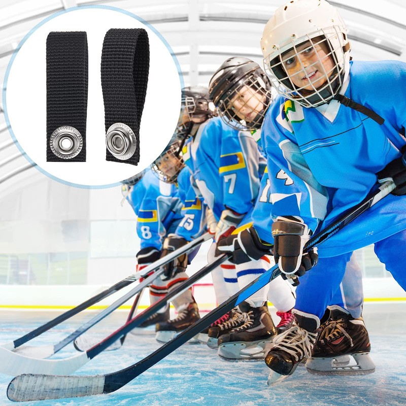 Shappy Hockey Helmet Chin Strap Detachable Helmet Loops Hockey Sports