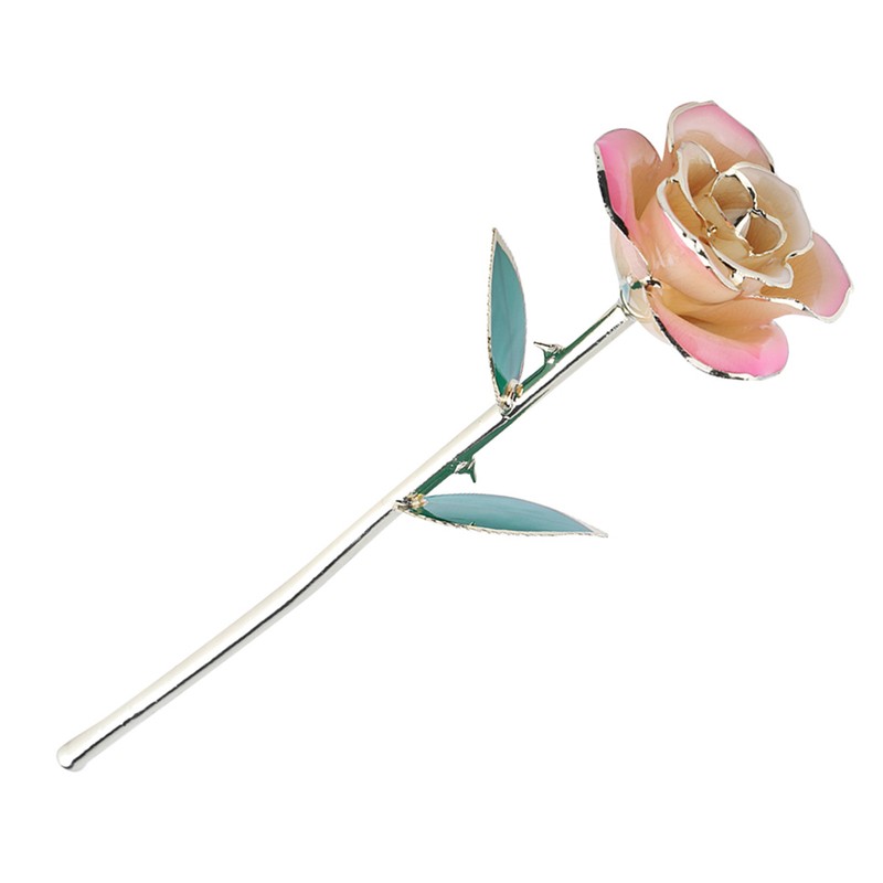Long Stem Dipped 24k Gold Rose in Gift Box with