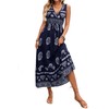 Summer Dresses for Women 2025 Boho Floral Maxi Summer Floral