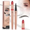 LOPHE Eyebrow Pen with 4 Fork Tip, Long-lasting Waterproof Eyebrow