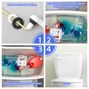 1 Set Universal Toilet Handle Replacement Kit with Stainless Steel
