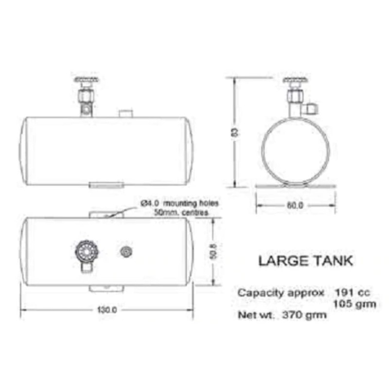 Refillable Gas Tank - Large