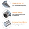 sourcing map Roundover Router Bit 1/2 Shank 3/4" Radius Tungsten