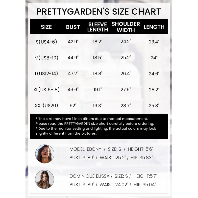 PRETTYGARDEN Women's Chunky Knit Sweaters 2025 Fall Long Sleeve Mock