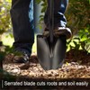 AgroPro Shovel for Digging, Metal Shovel with Long Fiberglass Handle,