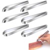 Coollooda Boning Fish Bone Tweezers, Stainless Steel, Set of 6,