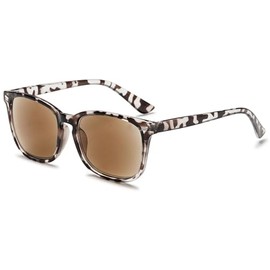 VEVESMUNDO Lesebrille mit Sonnenschutz Get√∂nt Lesehilfe Sehhilfe Sonnenbrille Sonnenlesebrille mit sehst√§rke Damen Herren (+4.0, 1 St√ºck Grau Leopard Sonnenlesebrille)