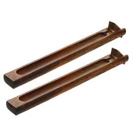 Andrew Peter Bembridge Pack of 2 Bamboo Wood Incense Sticks Holder, Incense Stick Stand, Brown, Chicken Wings Wooden Frame, Incense Sticks Made of Incense Wood Can Be Used for Birthdays, Parties