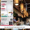 Satco S8482 10W A19 LED Bulb, 4000K Cool White, GU24