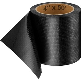 Frienda RV Underbelly Tape RV Underbelly Material Waterproof Flex Repair Fabric Belly Tape Sealing Permanent Patch for Mobile Home, Camper Travel Trailer, Tear Repair Patch(4 Inch x 50 Feet)