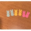 Unbranded Easter Bunny Peep Peeps Paper Die Cut Embellishments 27 Pieces  scrapbooking