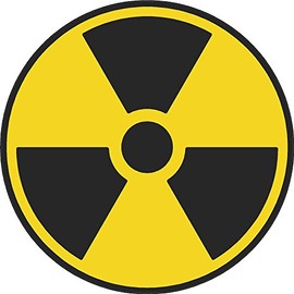 6" Nuclear Radiation Sticker