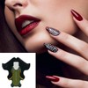 Tvoip 100Pcs/Pack Nail Form Stickers Extension Tips Guide Extension French