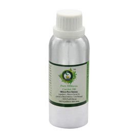 R V Essential Pure Hibiscus Carrier Oil 630ml (21oz)- Hibiscus Rosa Simensis (100% Pure and Natural Cold Pressed)