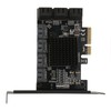 Adapter Card 6Gbps PCIE 4X to 10 Ports SATA3.0 Multi