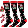 Rfirady Christmas Compression Socks for Women & Men Circulation 15-20