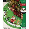 FolkArt, North Pole This Way, Bucilla Felt Applique 43" Tree