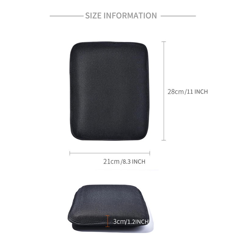 CHCYCLE Foldable Passenger Motorcycle Seat Cushion，High Elasticity Gel 3D Honeycomb