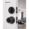 Lanwandeng (3 Sets) All Keyed Same Entry Knobs&Single Cylinder Deadbolt