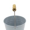 Small Metal Bucket/Pail Montessori Practical Life Material (Blue Ash)