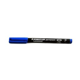 Staedtler Lumocolor® Fine Tip Permanent OHP Pen Blue (Pack of 10) 318-3