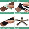 15 Pack Ceiling Fan Filters for Blades, Air Filters with