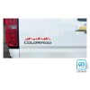 EmblemsPlus Chevy Colorado Red Mountain Range Emblem Enhancement Decals 2015-2021