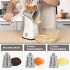 X Home 5-in-1 Rotary Cheese Grater w/ Handle - Manual