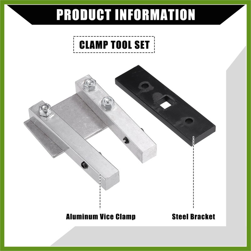 HOPESPANNER 7.3L Injector Rebuild Kit with Vice Clamp, Special Tools,
