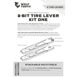 Wolf Tooth 8-Bit Tire Lever Kit One