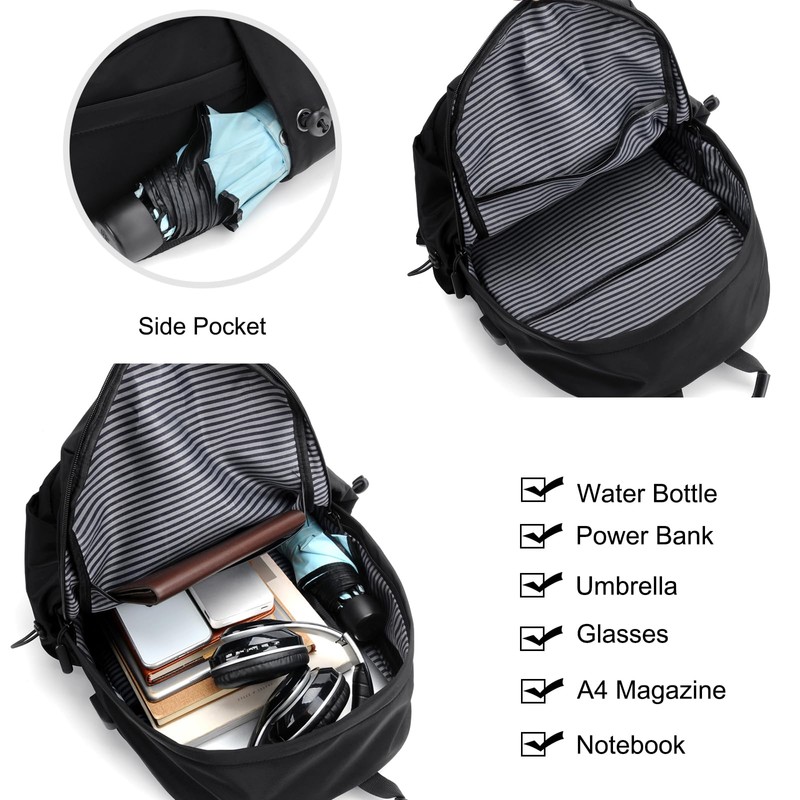 FANDARE Travel Backpack for Men Women, 20L Carry On Laptop