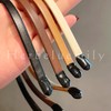 Herbeluemily HM-0123-R02-BK Headband, Faux Leather, Thin, Stylish, Adult, Simple, Korean