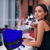 QHHENTOO 17 Infinity Roses, Eternal Blue Rose Gifts for Women,