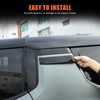 for Hummer EV Accessories Exterior Rear Window C Pillar Molding