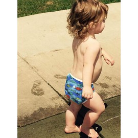 storeofbaby Reusable Beach Diaper Washable Swimsuits for Babies 0-3 Years(2 Count (Pack of 1))