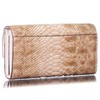 [VOICE] Align Italy Atema Company Cowhide Anaconda Diamantina Women's Flap